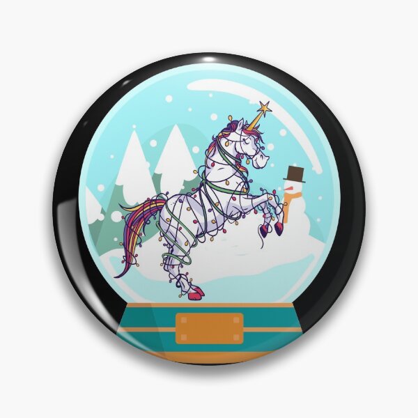 Item preview, Snow Globe Christmas Unicorn designed and sold by Coder-T.