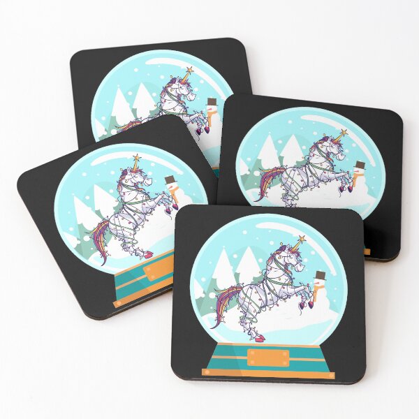Item preview, Snow Globe Christmas Unicorn designed and sold by Coder-T.