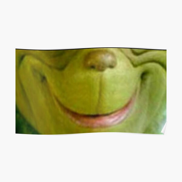 The Grinch smile and face Poster