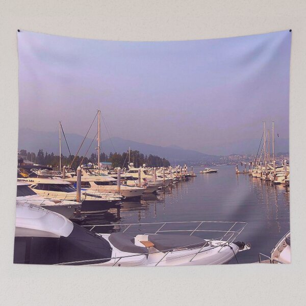 Item preview, Boat Harbor in British Columbia designed and sold by TorieWear.