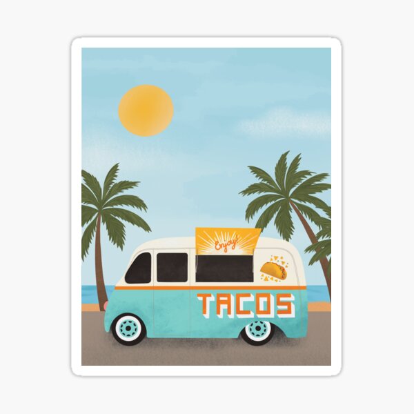 Item preview, Beachside Taco Truck designed and sold by laurenbcreative.