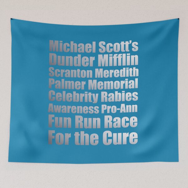Item preview, Michael Scott's Dunder Mifflin Scranton Meredith Palmer Memorial Celebrity Rabies Awareness Pro-Am Fun Run Race for the Cure designed and sold by QualityMemage.