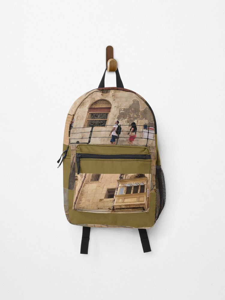 Thumbnail 1 of 3, Backpack, Maltese Patchwork designed and sold by Fara.