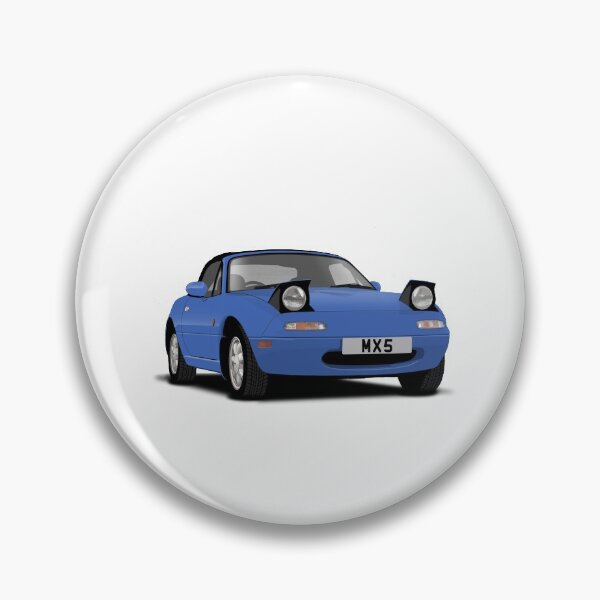 Artikelvorschau, Mazda MX5 Eunos Blue Roadster entworfen und verkauft von Hamilton illustrations.
