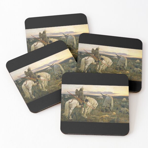 Item preview, The Knight at the Crossroads (1878) by Victor Vasnetsov designed and sold by History Merch!.