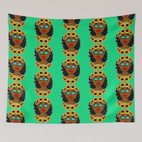 Item preview, Sunflower Goddess Vibes designed and sold by artbyomega.