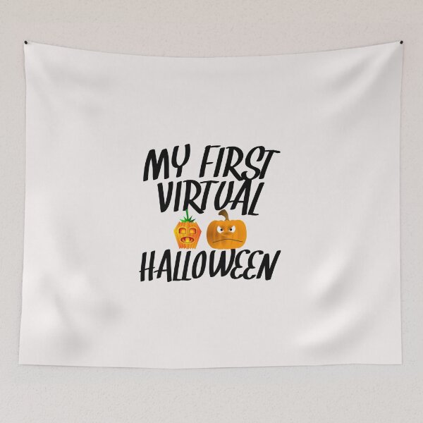 Item preview, my first virtual halloween, funny halloween shirt, Happy Halloween Shirt, designed and sold by medbouk1.