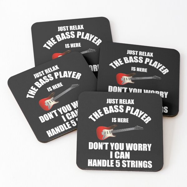 Item preview, THE 5 STRING BASS GUITAR PLAYER IS HER JUST RELAX T-Shirt designed and sold by bigerdan.