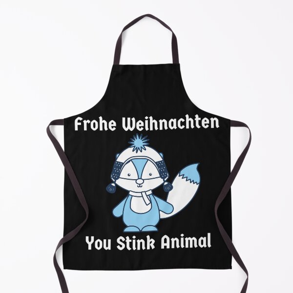 Aperçu de l'œuvre Frohe Weihnachten Skunk Joyeux Noël Drôle créée et vendue par Time4German.