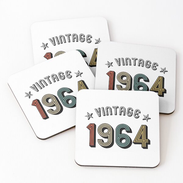 Item preview, 1964 vintage retro vintage year of birth birthday designed and sold by GeogDesigns.