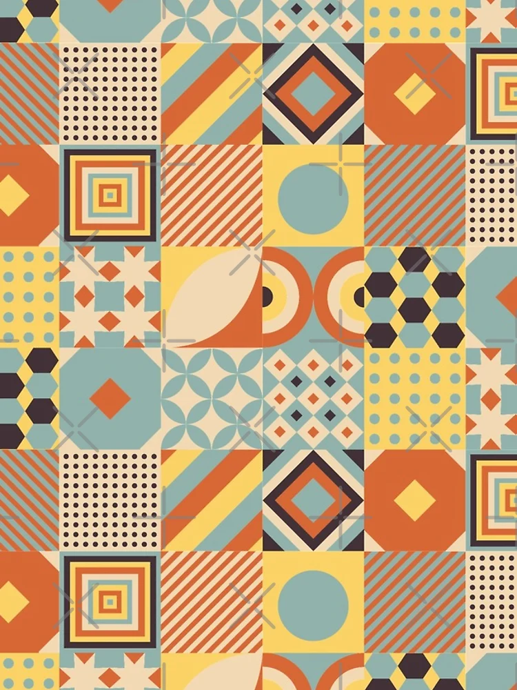 Thumbnail 5 of 5, iPhone Case, Retro Style pattern designed and sold by Innsmouth.