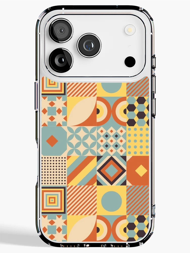 Thumbnail 1 of 5, iPhone Case, Retro Style pattern designed and sold by Innsmouth.