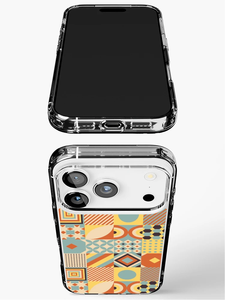 Thumbnail 3 of 5, iPhone Case, Retro Style pattern designed and sold by Innsmouth.