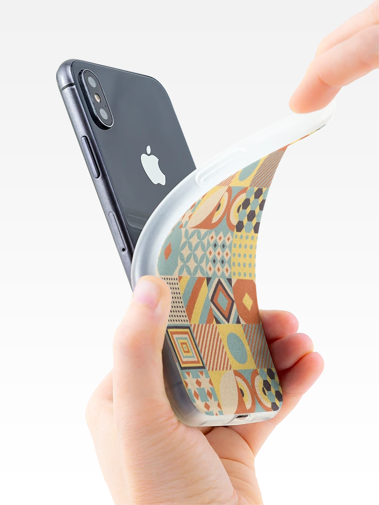 Thumbnail 4 of 5, iPhone Case, Retro Style pattern designed and sold by Innsmouth.