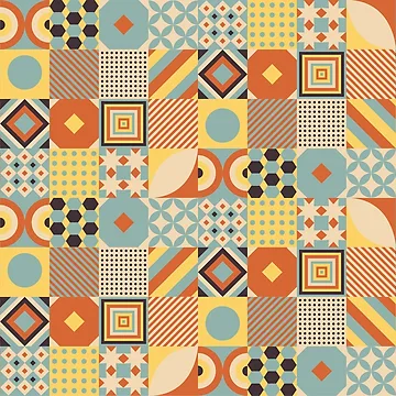 Artwork thumbnail, Retro Style pattern by Innsmouth