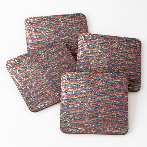 Item preview, Rainbow Sequins Sparkle Vibrant Rainbow designed and sold by Kelly Shaw.