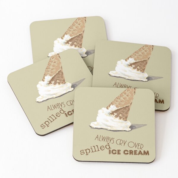 Item preview, Always Cry Over Spilled Ice Cream designed and sold by ElephantShoe.