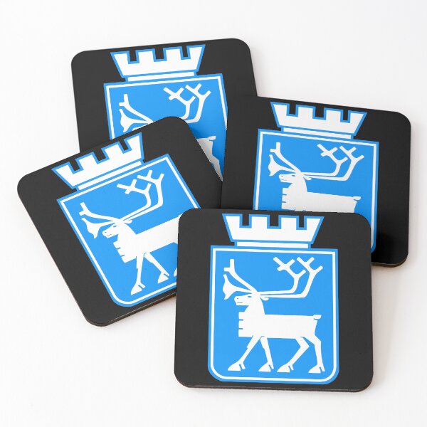 Item preview, Tromsø kommune Romssa suohkan Coat of Arms - Norwegian Heraldry and flag designed and sold by Qrhoo.