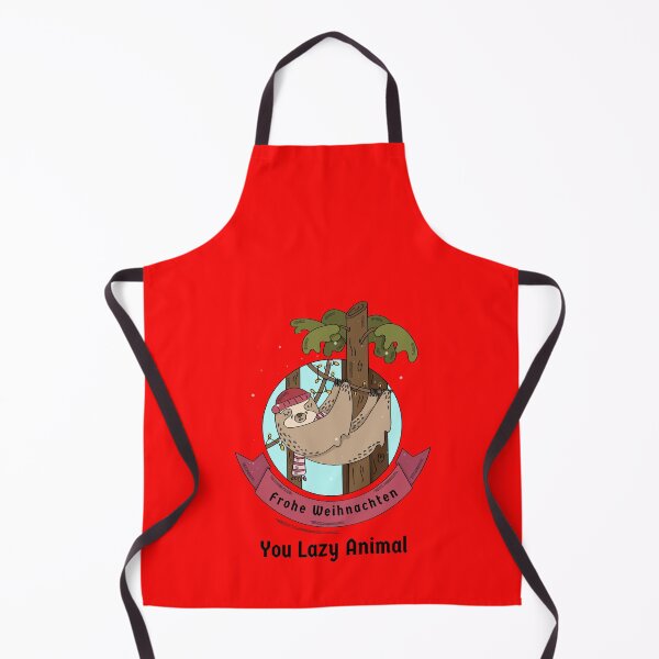 Item preview, Merry Christmas Frohe Weihnachten German Sloth Funny designed and sold by Time4German.