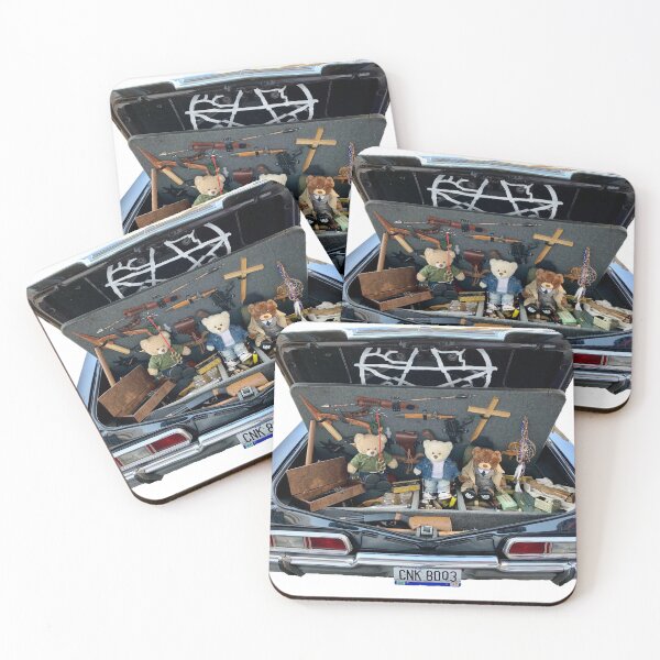 Item preview, Teddy Bears in Supernatural Impala designed and sold by Plushienatural.