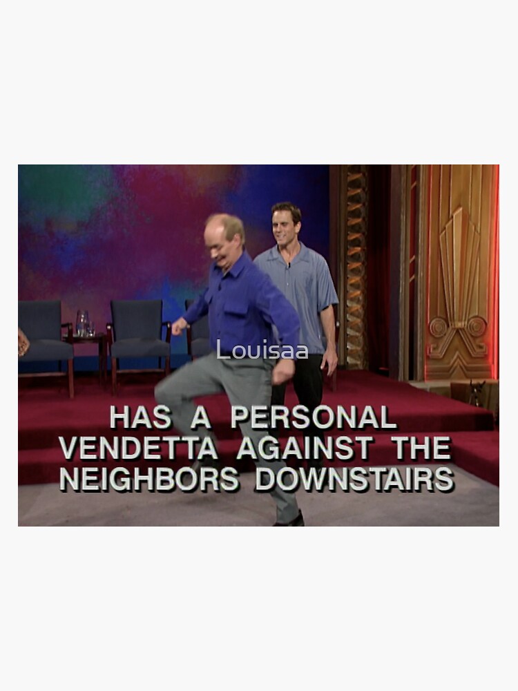 Whose Line Is It Anyway Party Quirks "Whose line is it anyway party quirks colin mochrie" Sticker for Sale