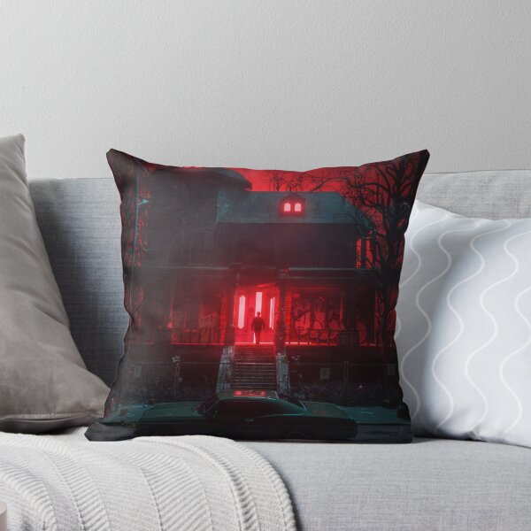 The Haunted Throw Pillow
