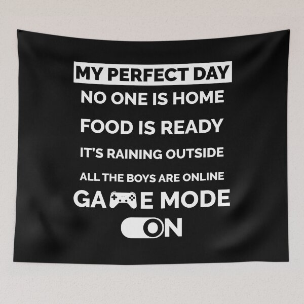Item preview, PERFECT GAMER DAY, GAMER GIFT designed and sold by TheFirstOne.
