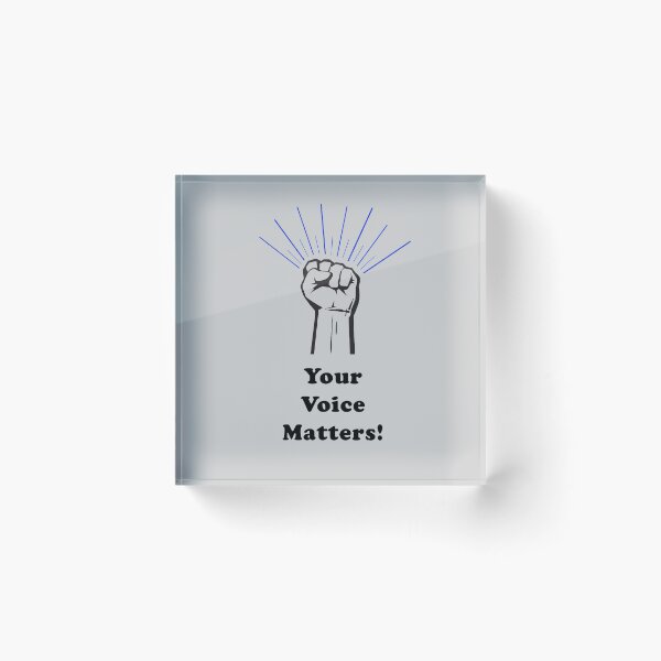 Item preview, Your voice matters! designed and sold by Oceanwaves-06.