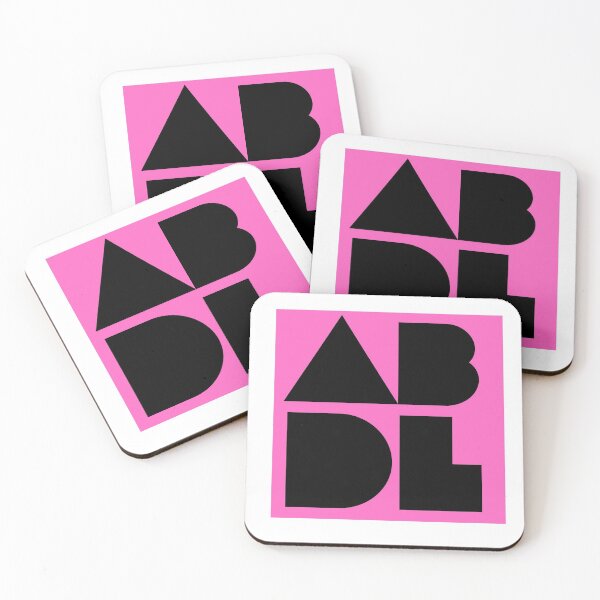 Item preview, ABDL block letters pink  designed and sold by A Little  Wander.