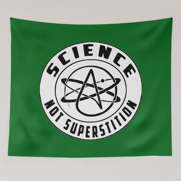 Item preview, Science, not superstition. designed and sold by It's Just Me.