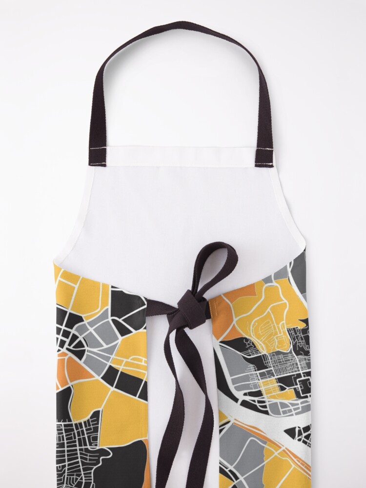 Alternate view of Pittsburgh Map Apron