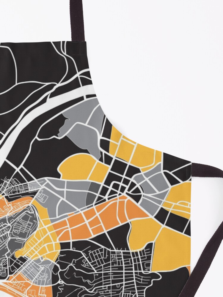 Alternate view of Pittsburgh Map Apron