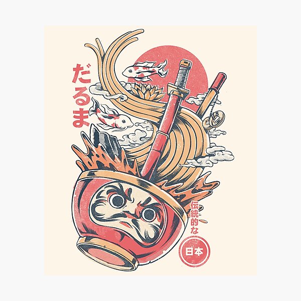 Affiche d'art Pop art japonais - Ghibli's Matryoshka, par Ilustrata