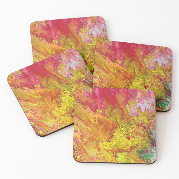 Item preview, Candy Rainbow acrylic abstract painting designed and sold by Color Splash Gallery.