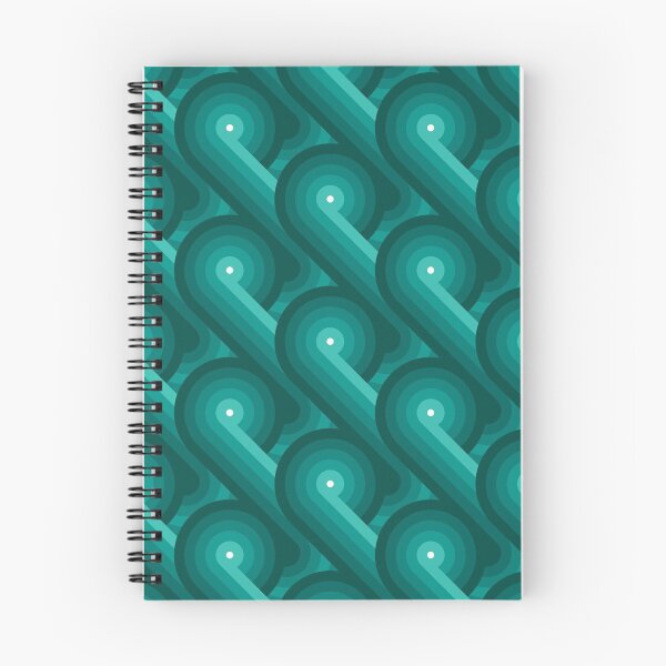 Item preview, Disco Circles Geometric Pattern – Teal designed and sold by RoguePatterns.
