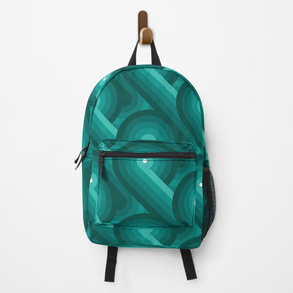 Item preview, Disco Circles Geometric Pattern – Teal designed and sold by RoguePatterns.