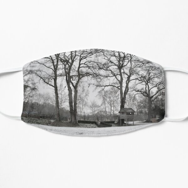 Snow And Trees Flat Mask