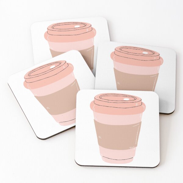 Item preview, Linda taza de café rosa - I LOVE COFFEE designed and sold by GionaSophia.