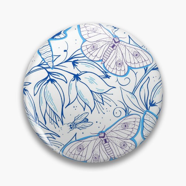 Item preview, Butterflies, Moths, Flies and Flowers Pattern designed and sold by javajossi.