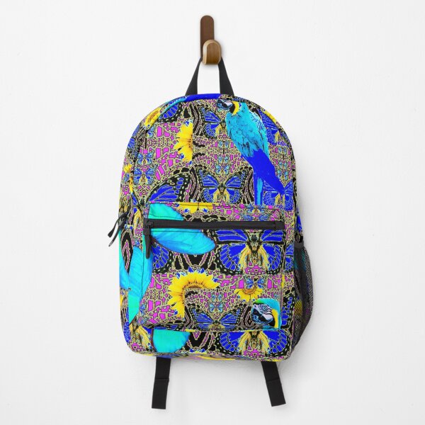 Item preview, BLUE PARROTS, BUTTERFLIES SUNFLOWER ART designed and sold by sharlesart.