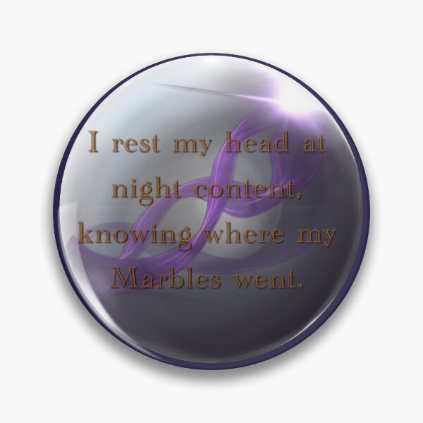 Item preview, Where My Marbles Went designed and sold by greytippedwings.