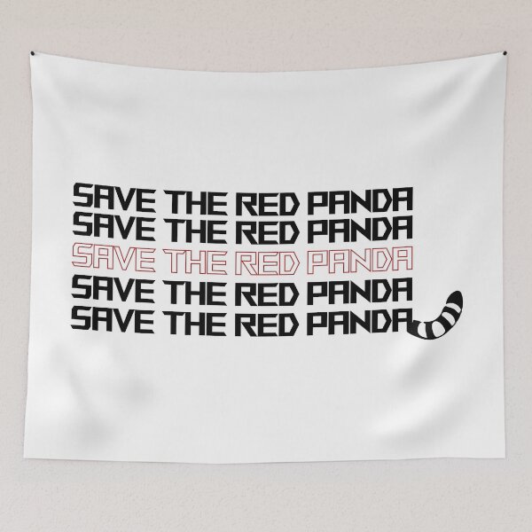 Item preview, Save The Red Panda Graphic Design designed and sold by Artysneak.