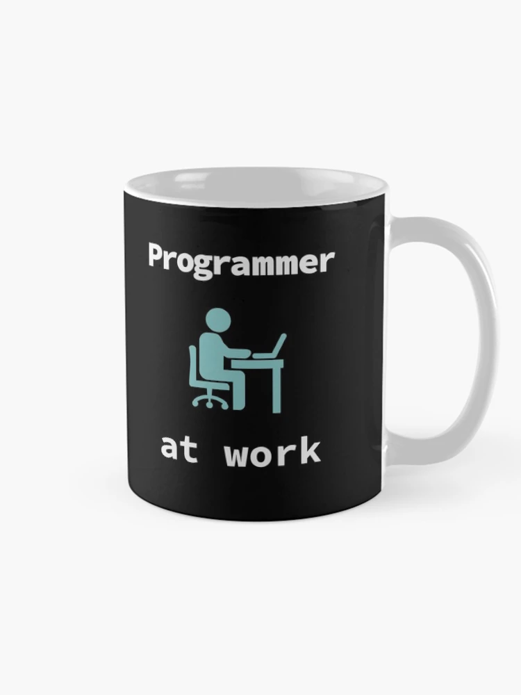 Thumbnail 3 of 6, Coffee Mug, Programmer At Work, Source Code, Software Engineer, Computer Science, Web, WWW, Programming Humor, HTML designed and sold by Max-Wear.