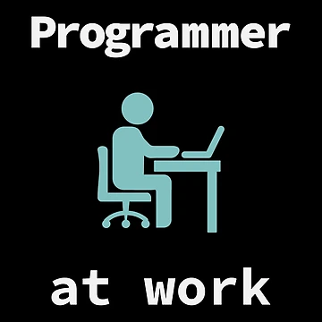 Artwork thumbnail, Programmer At Work, Source Code, Software Engineer, Computer Science, Web, WWW, Programming Humor, HTML by Max-Wear