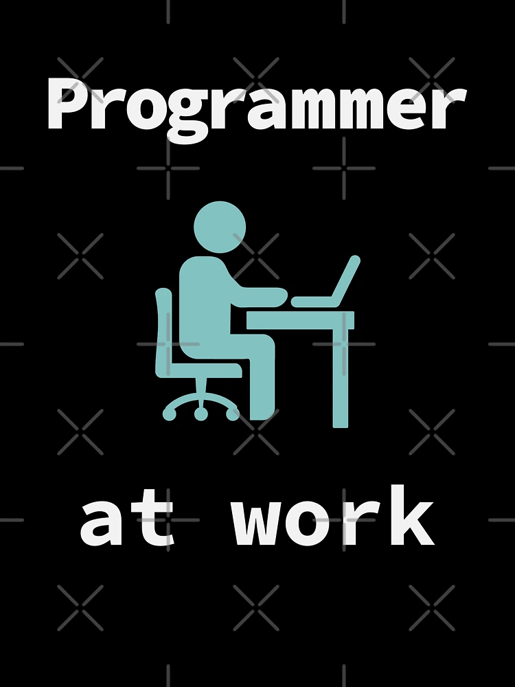 Thumbnail 7 of 7, Oversized T-Shirt, Programmer At Work, Source Code, Software Engineer, Computer Science, Web, WWW, Programming Humor, HTML designed and sold by Max-Wear.