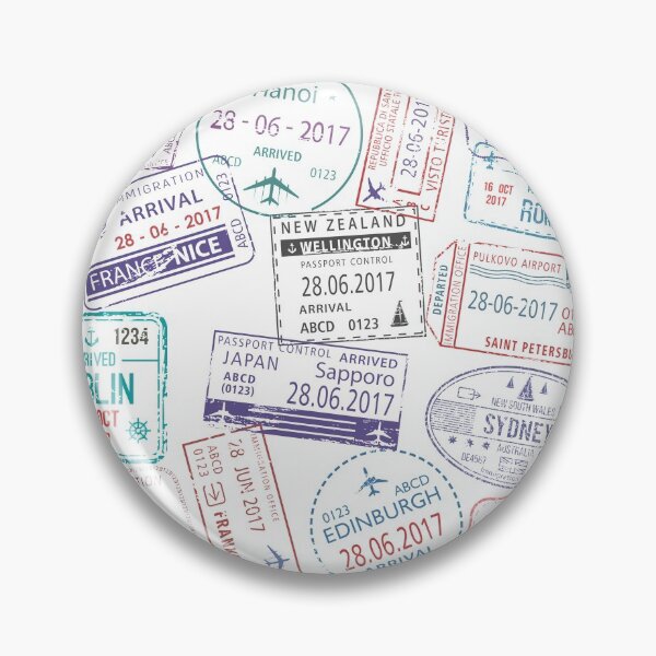 Item preview, Passport stamps designed and sold by The Travel Entrepreneur.