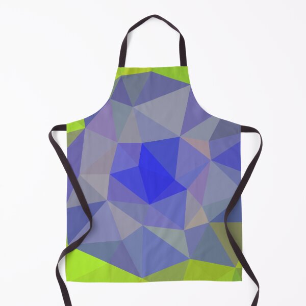 Item preview, Blue lake between meadows - polygon pattern designed and sold by ApArtPaintings.