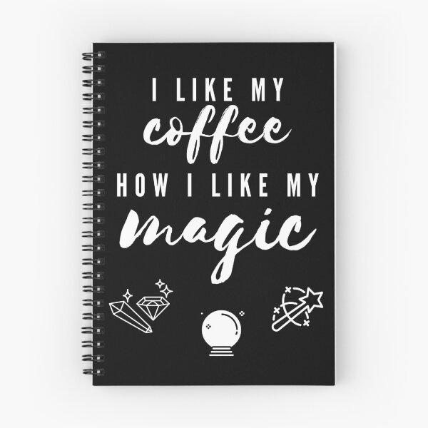 Item preview, Black Coffee (White Text) designed and sold by cuteCREEPshop.