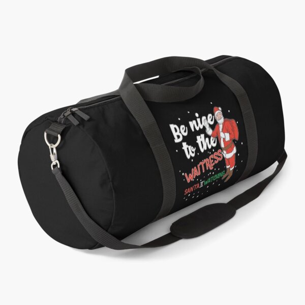 Item preview, Be Nice To The Waitress Santa Is Watching Bar designed and sold by Two Left Hands Design.