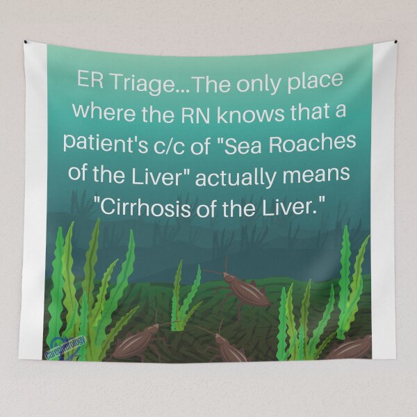 Item preview, Sea Roaches of the Liver designed and sold by Caregiverology.